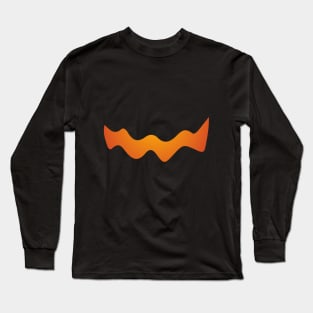 Pumpkin Scary Smile Long Sleeve T-Shirt